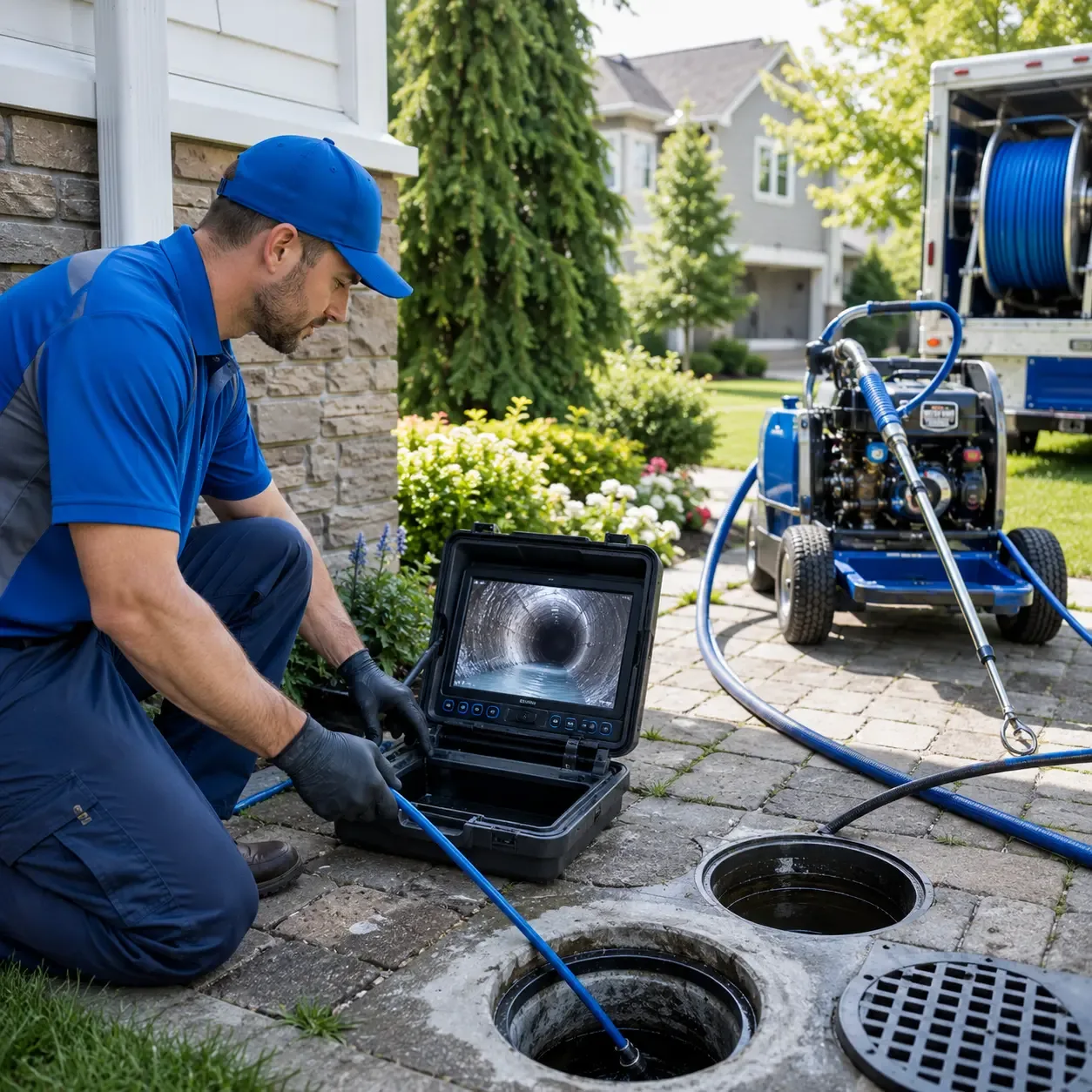 Outdoor drain cleaning professionals serving Nebo, IL